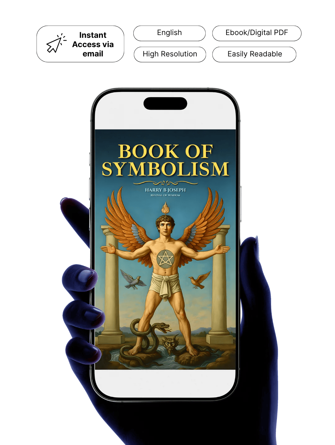 Book of Symbolism PDF cover and phone mockup